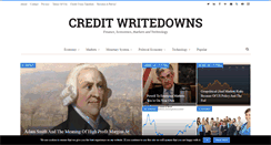 Desktop Screenshot of creditwritedowns.com
